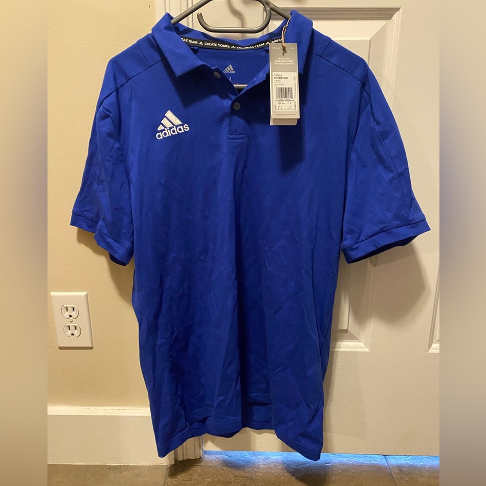 Adidas MT18 CO Cotton Polo size M new with tags